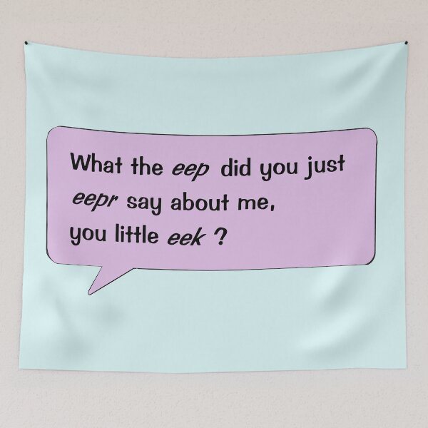 Item preview, Toontown "What the eep?" designed and sold by blue-jay-art.