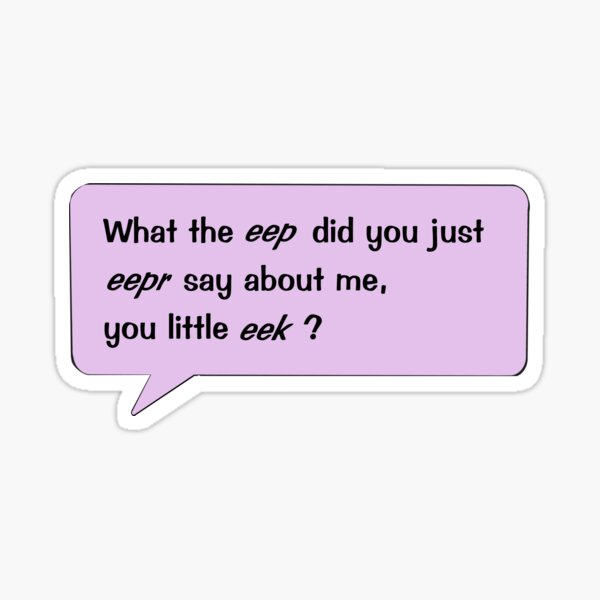 Item preview, Toontown "What the eep?" designed and sold by blue-jay-art.