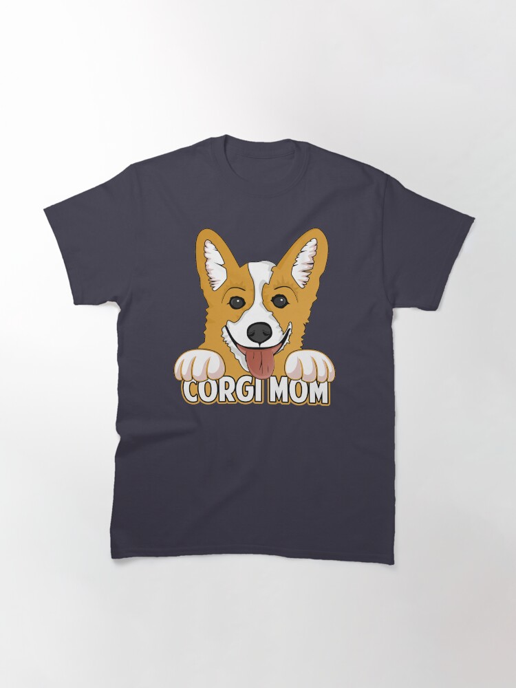 Alternate view of Corgi Mom Classic T-Shirt