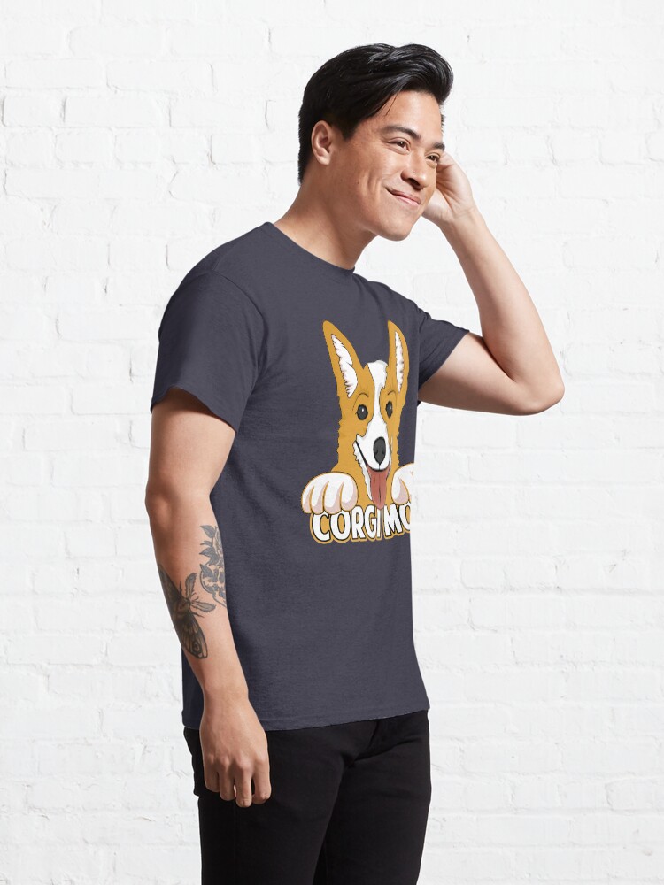 Alternate view of Corgi Mom Classic T-Shirt