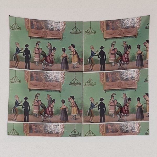 Artikelvorschau, Viktorianisch, Theater, Damen, Tanzen, Illustriert, Illustration entworfen und verkauft von Vintaged.
