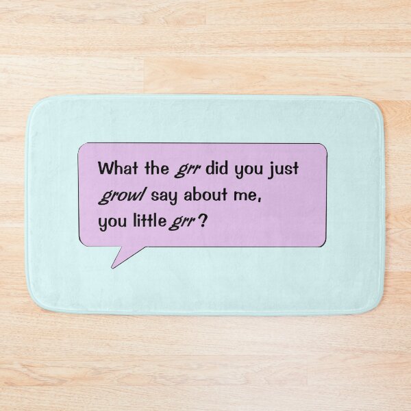 Item preview, "What the grr?" designed and sold by blue-jay-art.