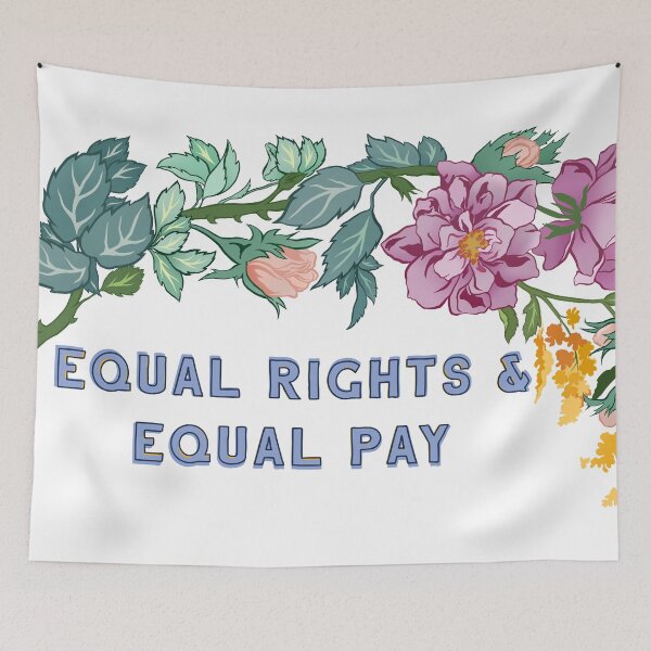 Item preview, Equal Rights & Equal Pay designed and sold by fabfeminist.
