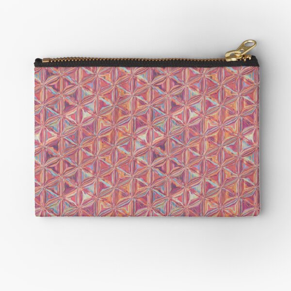 Future Quilt Triangles Zipper Pouch