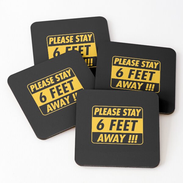 Item preview, Please Stay 6 six Feet Away , Warning designed and sold by nourel.