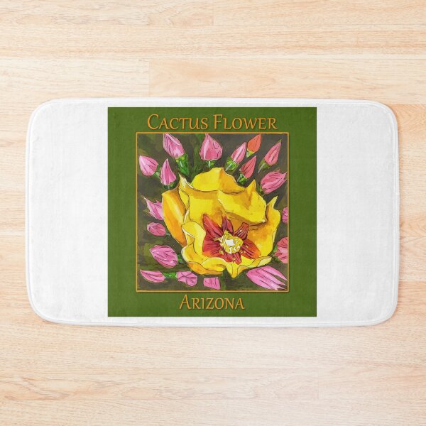 Item preview, Yellow cactus flower from the state of Arizona - WelshDesigns designed and sold by welshdesigns.