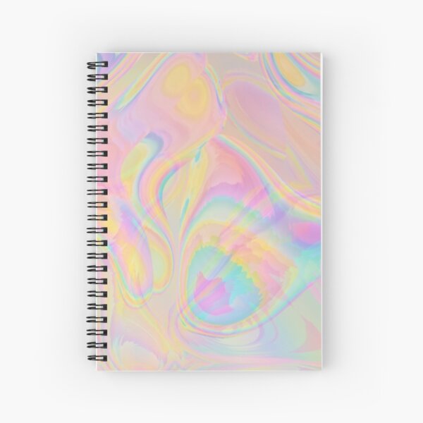 Rainbow Oil Slick Spiral Notebook