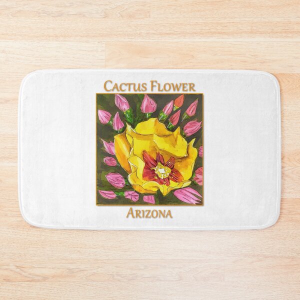Item preview, Yellow cactus flower from the state of Arizona - WelshDesigns designed and sold by welshdesigns.