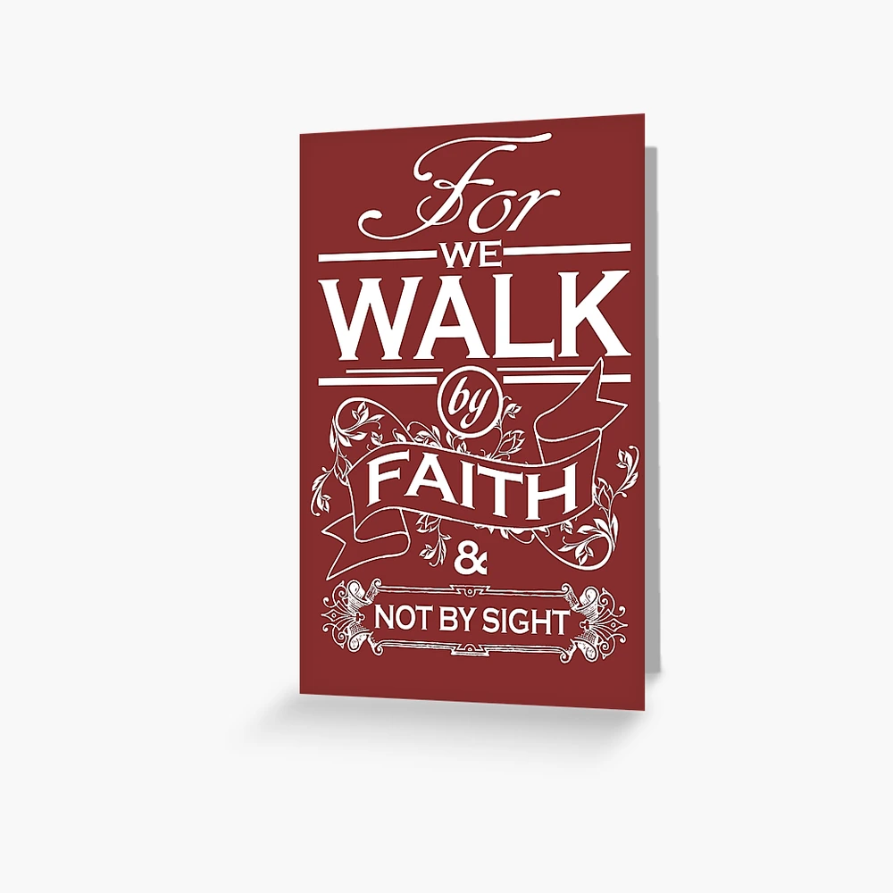 Christian Bible verse Quote Floral Typography - Walk By Faith Tote Bag by  Wall Art Prints - Pixels