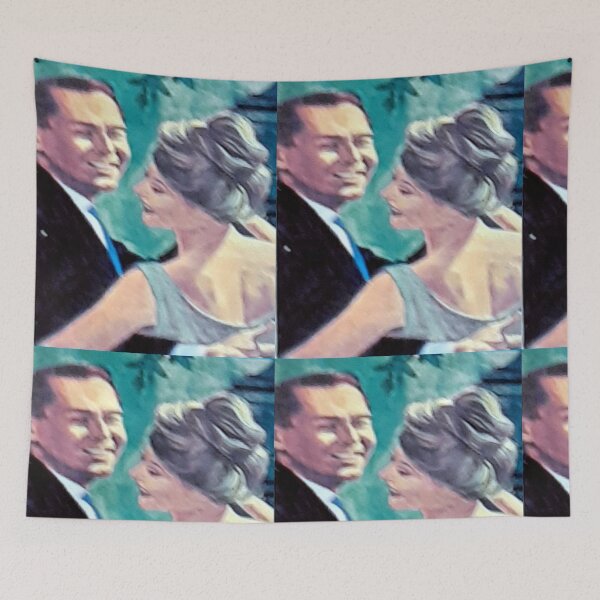Item preview, Couple, dancing, cheesecake, lounge, illustrated, easy, EZ, pop designed and sold by Vintaged.