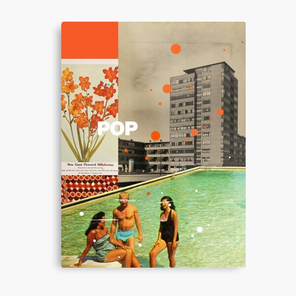Pop Metal Print