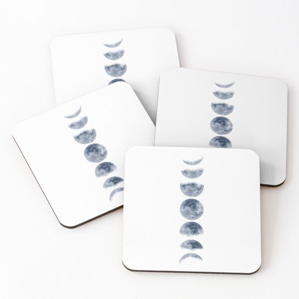 Item preview, Phases of the Moon (Indigo Blue) designed and sold by NeptuneDesigns.