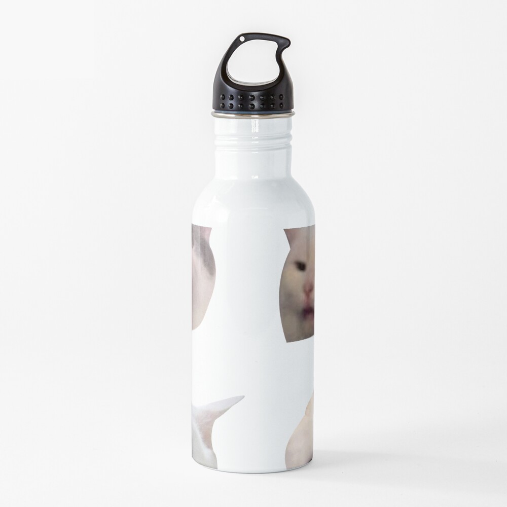 Meme Cats Pack of Stickers Water Bottle