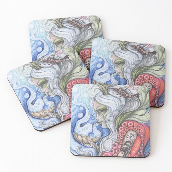 Item preview, Goddess Hrönn - Underwater currents. designed and sold by TerraMoon.