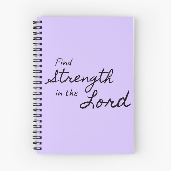 Item preview, Find Strength in the Lord - Motivational Message designed and sold by lovebubbles5.