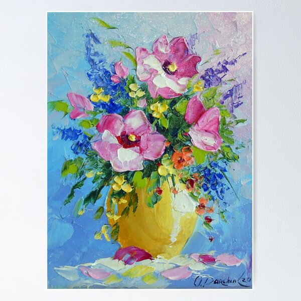 Aperçu de l'œuvre Bouquet de fleurs d'été créée et vendue par Olha Darchuk.