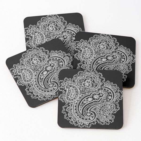 Item preview, Black and White Paisley designed and sold by Greenbaby.