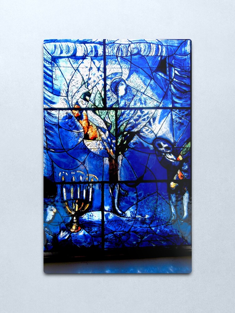 Alternate view of Marc Chagall glass panel Metal Print