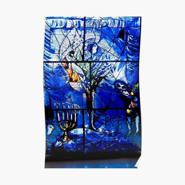 Marc Chagall glass panel Poster