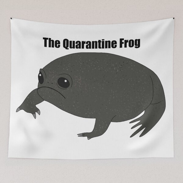 Item preview, The Quarantine Frog designed and sold by Sam73113.