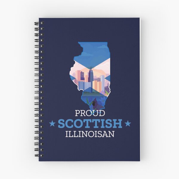Item preview, Proud Scottish Illinoisan - Illinois State Pride designed and sold by ockshirts.