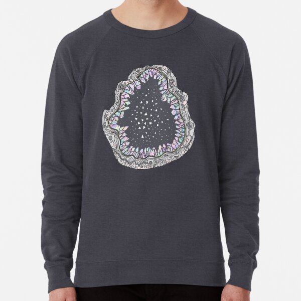 Holo Crystal Space Geode Lightweight Sweatshirt