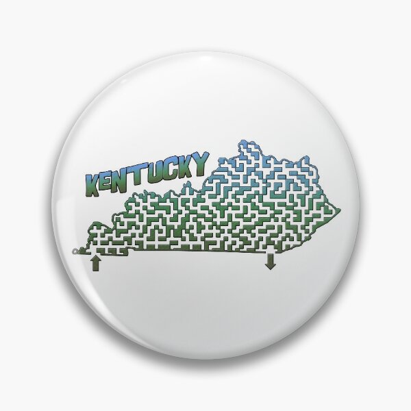 Item preview, Kentucky State Outline Maze & Labyrinth designed and sold by gorff.