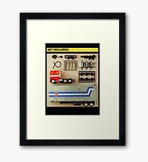 Set Includes Optimus Prime! Framed Print