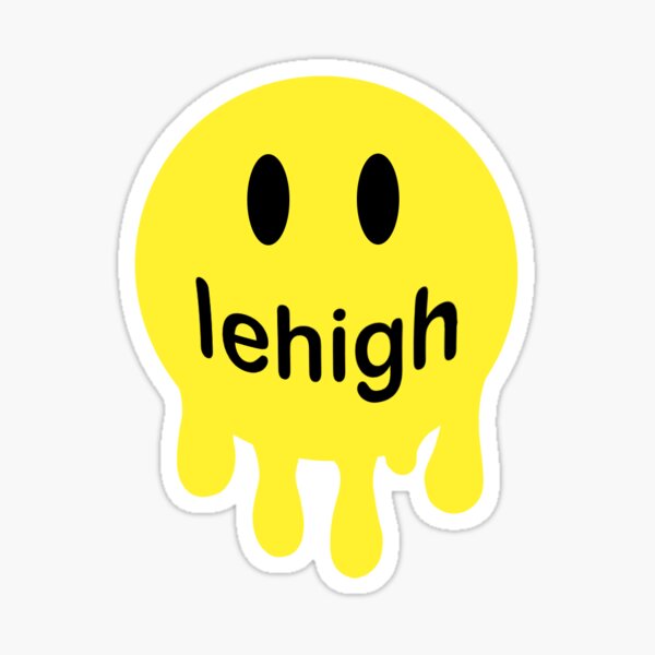 "lehigh smiley" Sticker by efabozzi Redbubble