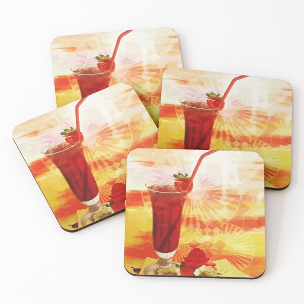 Item preview, Delicious strawberry drink designed and sold by harietteh.