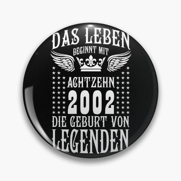 Item preview, Life begins at eighteen 18 2002 The birth of legends 2020 designed and sold by Margarita-Art.