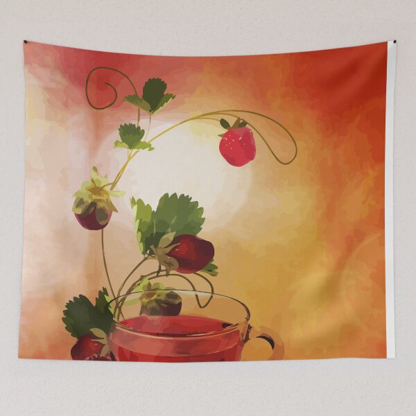 Item preview, Delicious strawberry tea designed and sold by harietteh.