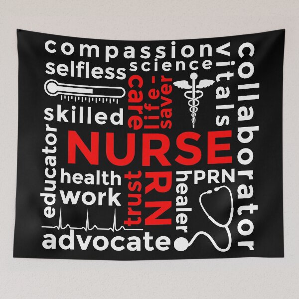 Item preview, Nurse Word Art designed and sold by Designed by Geeks 4U.