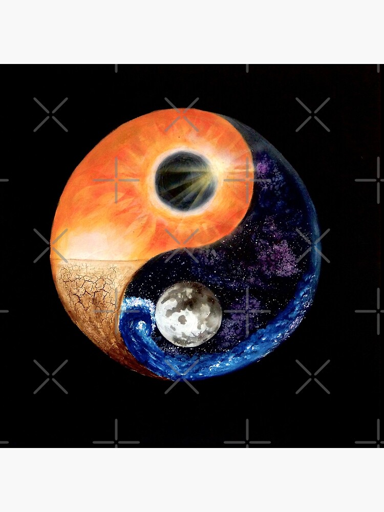 Sun and Moon Balance Yoga Mat – Cosmic Collage