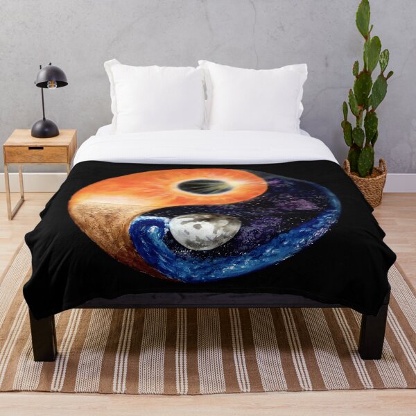 Aperçu de l'œuvre Yin Yang - Soleil Lune Jour Nuit Feu Eau créée et vendue par monchie.