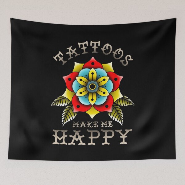 Item preview, Tattoos Make Me Happy You Artistic Inked Tattooed designed and sold by perfectpresents.