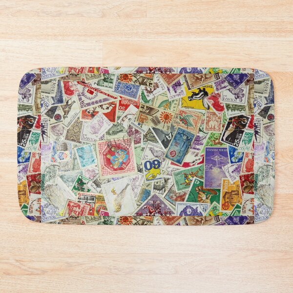 Item preview, Set of various postage stamps of different countries suitable. Background. designed and sold by IaroslavB.
