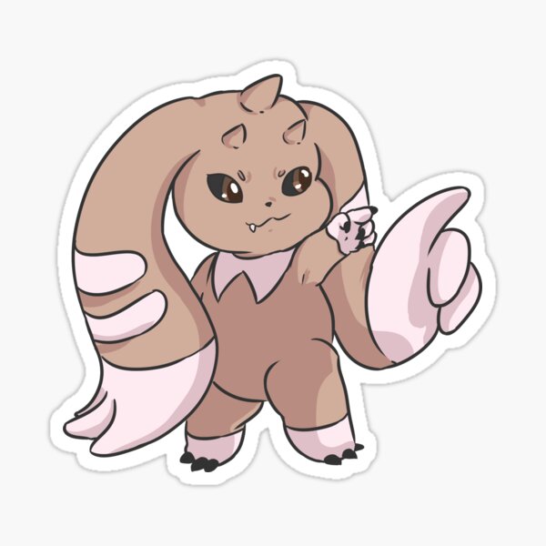 Off Model Lopmon Sticker