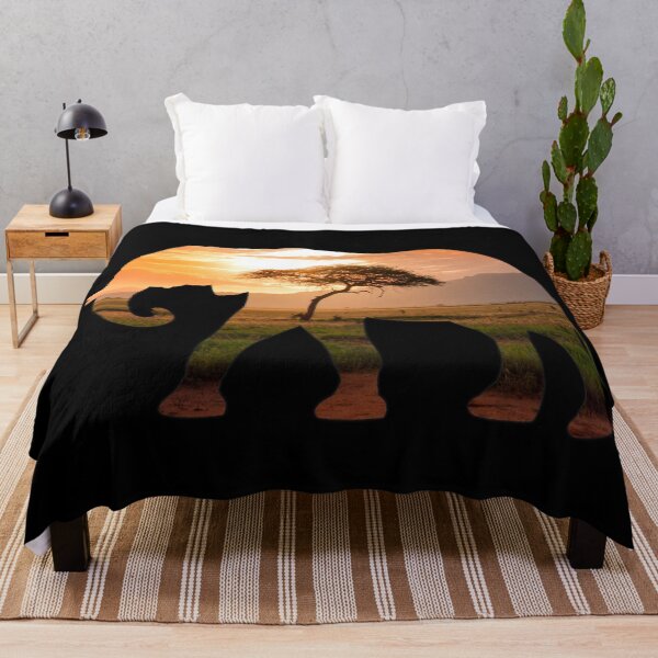 Item preview, Elephant Silhouette Savannah Cutout designed and sold by nickp1480.