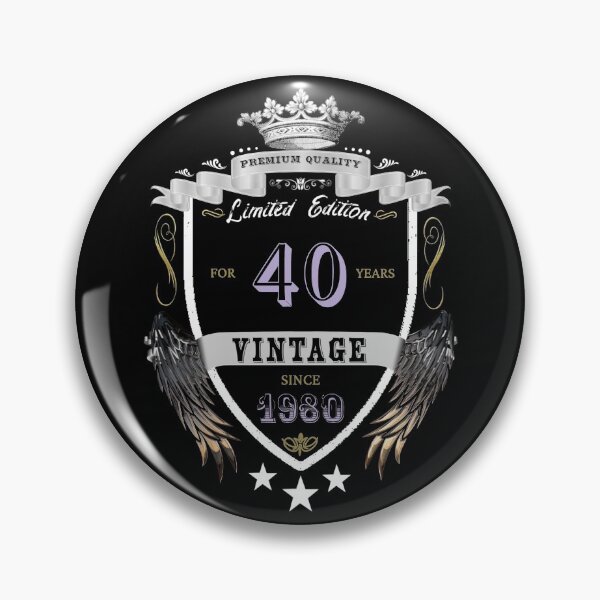 Item preview, Vintage 1980 40th Birthday - Lavender designed and sold by ryanwfraser.