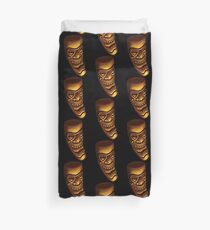 The laughing Tiki Duvet Cover