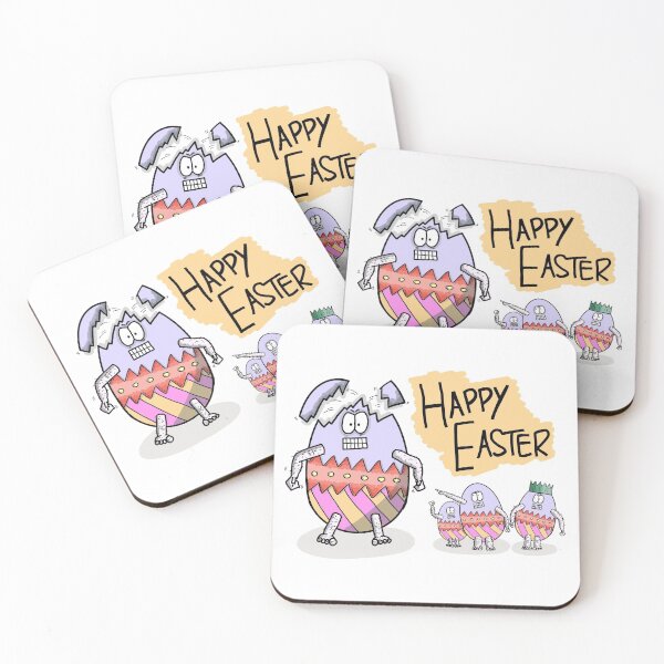 Item preview, Happy Easter from the Angry Easter Eggs designed and sold by Martin Peck.