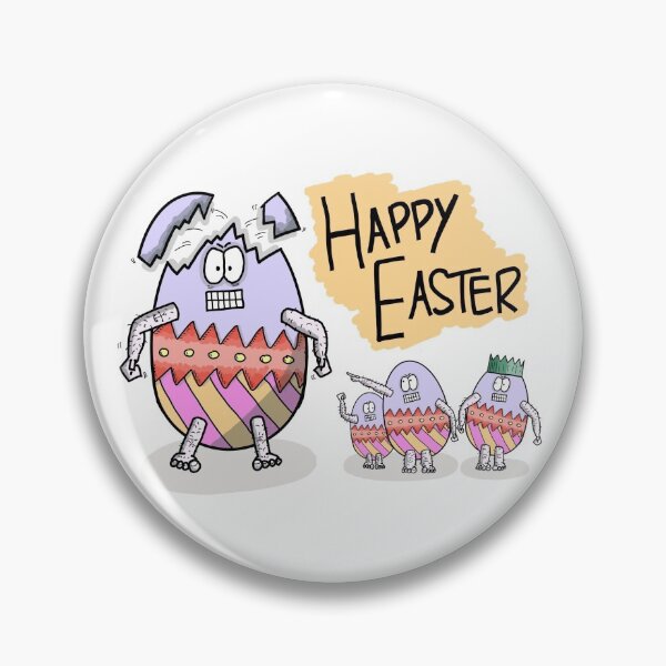 Item preview, Happy Easter from the Angry Easter Eggs designed and sold by Martin Peck.