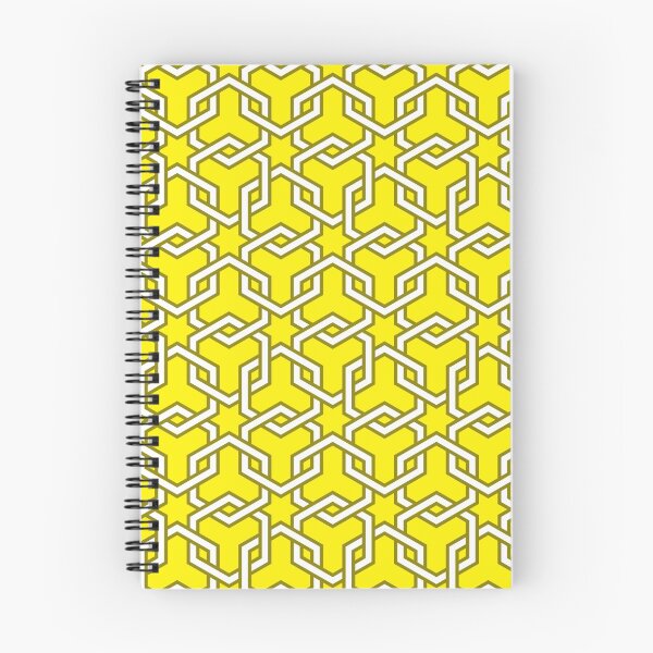 Item preview, Yellow Interlocked hexagon chains designed and sold by ImageNugget.