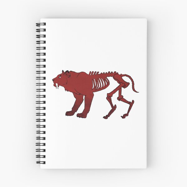 Item preview, Saber-toothed Cat Half Skeletal  designed and sold by Charlotte Hohman.