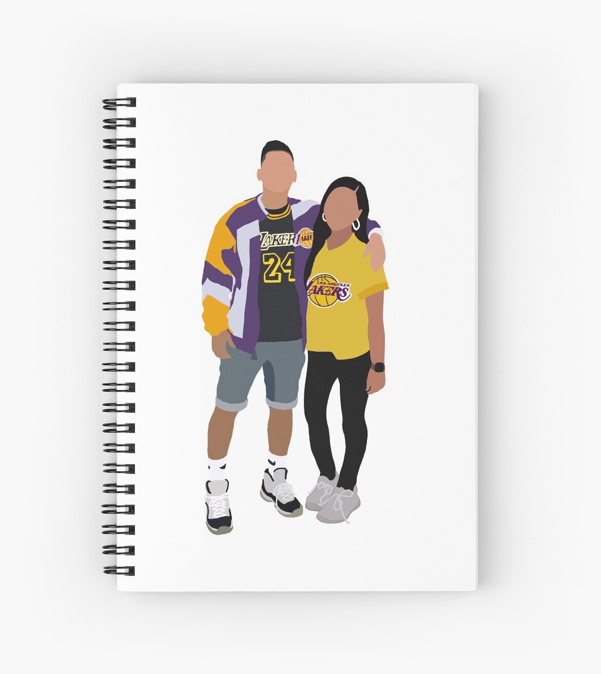 lakers couple shirt