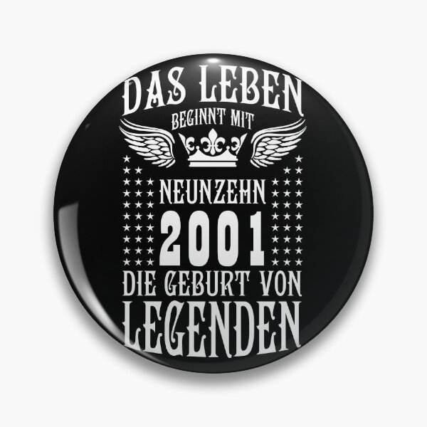 Item preview, Life begins at nineteen 19 2001 The birth of legends 2020 designed and sold by Margarita-Art.