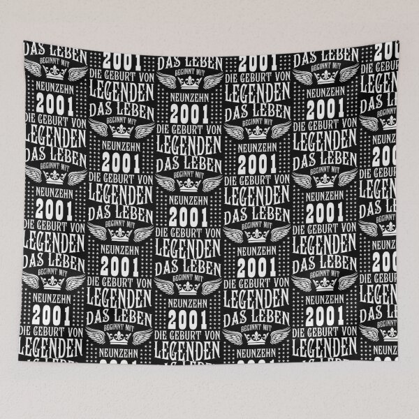 Item preview, Life begins at nineteen 19 2001 The birth of legends 2020 designed and sold by Margarita-Art.