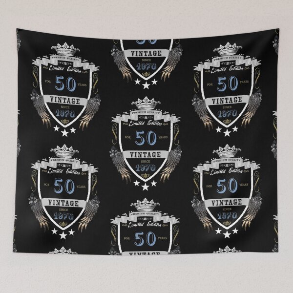 Item preview, Vintage 1970 50th Birthday - Light Blue designed and sold by ryanwfraser.