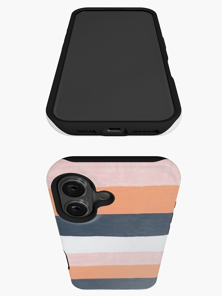 Thumbnail 3 of 4, iPhone Case, colorful paint stripes designed and sold by paytonstach.